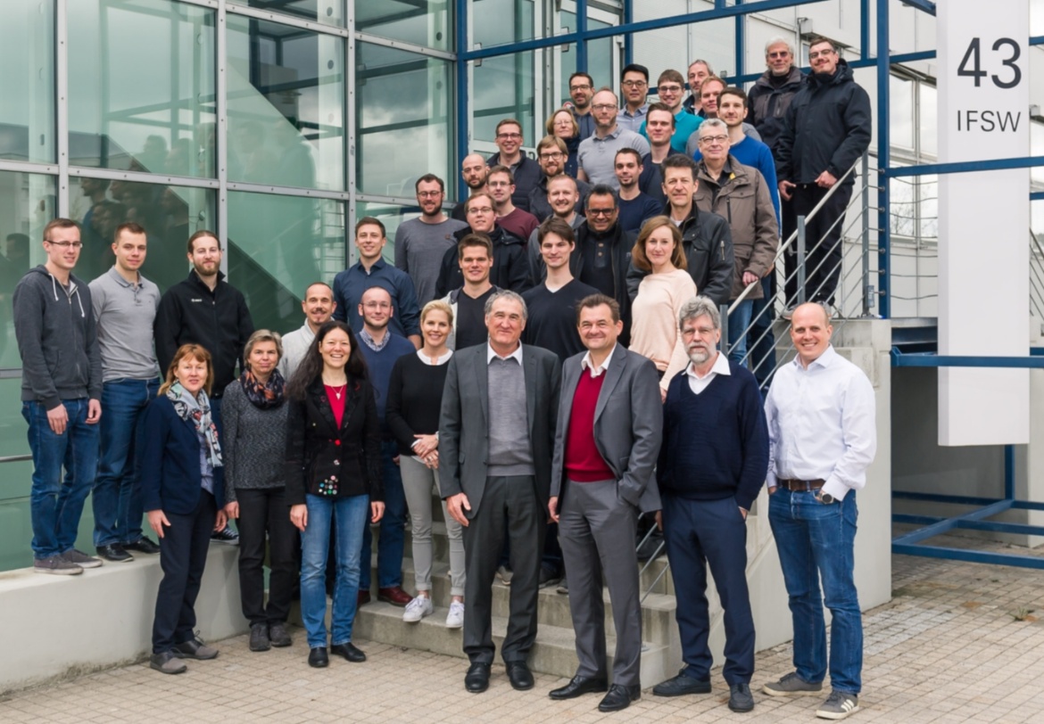 Group photo in front of the IFSW in March 2019