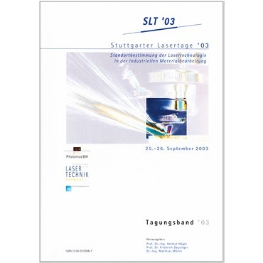 Abbildung des Tagungsbands SLT 2003.